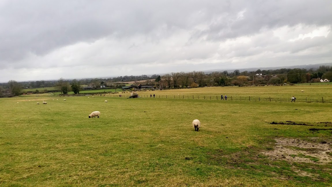Views Across the farmland at Ellesborough